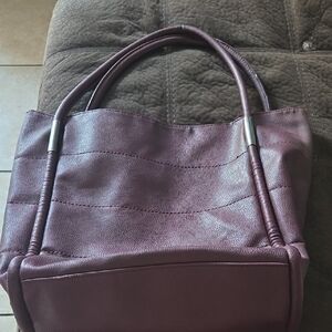 Neiman Marcus Deep Purple Tote Bag